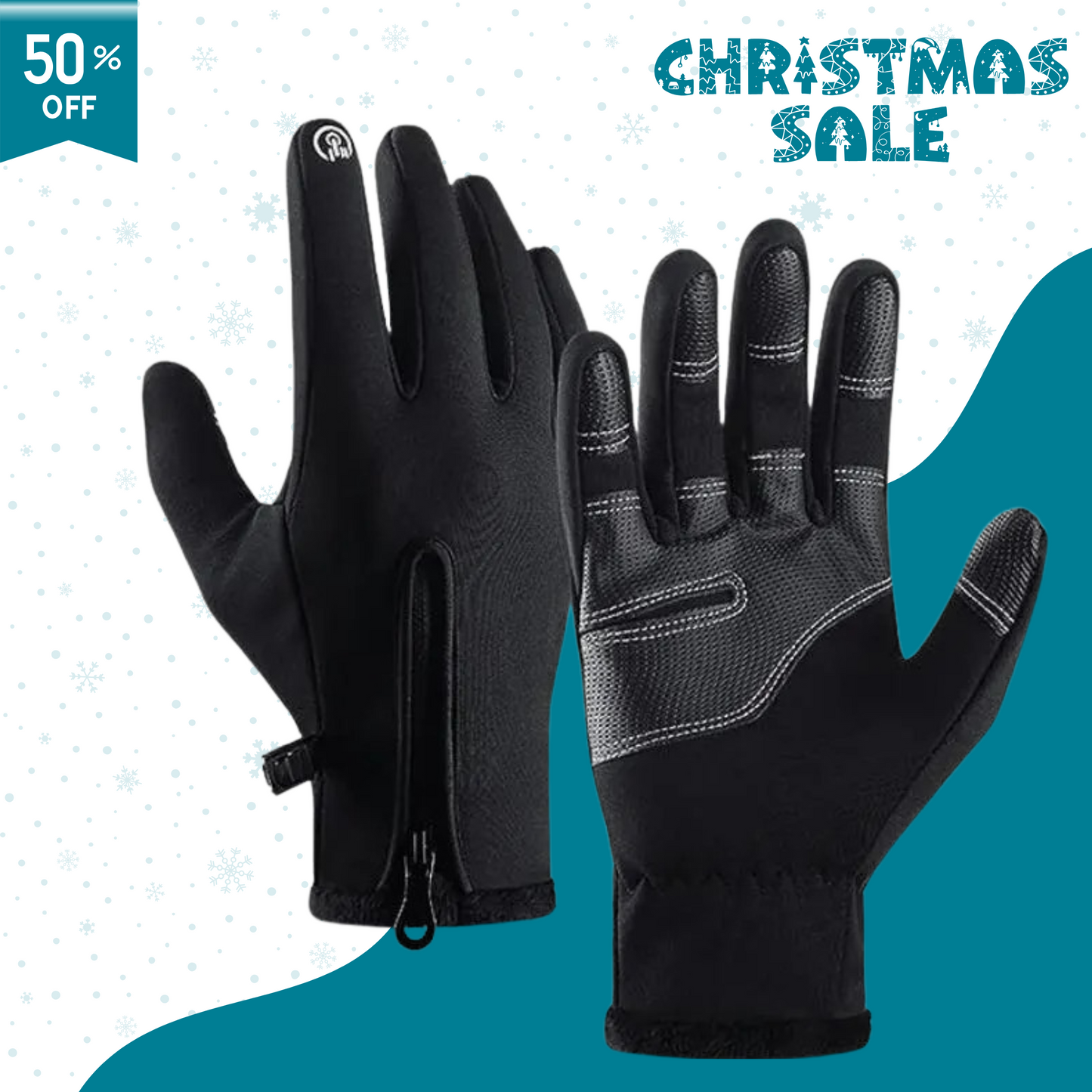 RAZVEL™ winter touchscreen waterproof gloves